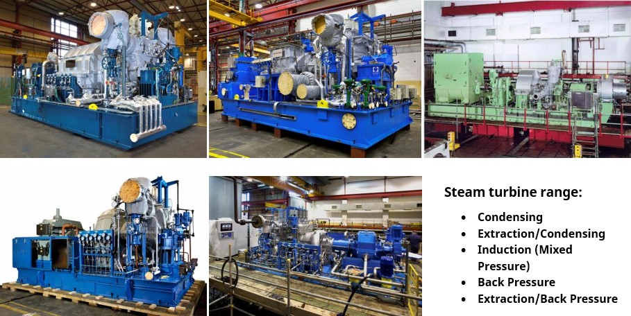 Peter Brotherhood steam turbine range